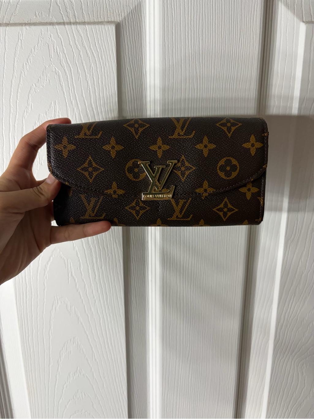Louis Vuitton Monogram Canvas Brown And Gold Continental Wallet